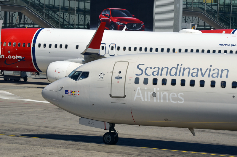 Flesland Airport is a focus city for Scandinavian Airlines (SAS).